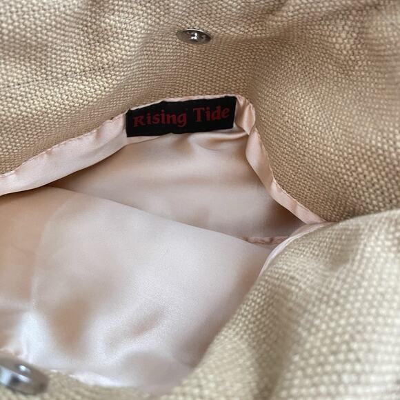 Boho Woven Braided Handle Pom Pom Bag Retro Y2K Cottagecore Purse - Picture 5 of 9